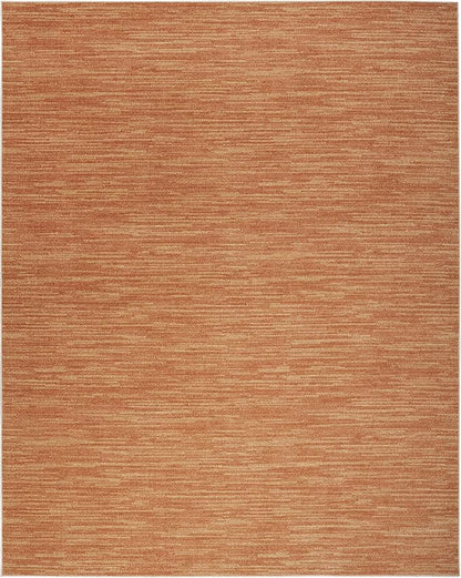 Nourison Home Nourison Essentials Rust 6' x 9' Area Rug - Easy Clean, Non Shedding, Bed Room, Living Room, Dining Room, Kitchen (6' x 9')