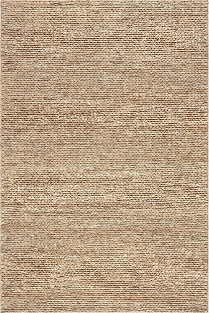 Nuloom Penelope Tan, 9'6" x 13'6", Hand-Braided, Wool & Cotton, Soft and Textured, High Traffic, Stain Resistant, Easy Clean, Durable Area Rug for Bedroom, Living Room, Dining, Foyer, Entryway