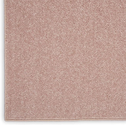 Nourison Home Nourison Essentials Pink 5' x Square Area Rug - Easy Clean, Non Shedding, Bed Room, Living Room, Dining Room, Kitchen (5' x Square)