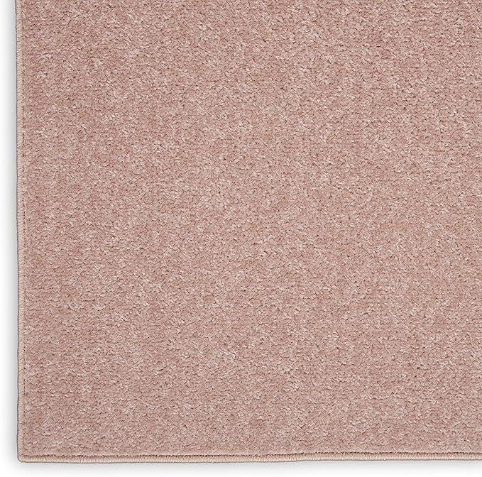Nourison Home Nourison Essentials Pink 7' x 10' Area Rug - Easy Clean, Non Shedding, Bed Room, Living Room, Dining Room, Kitchen (7' x 10')