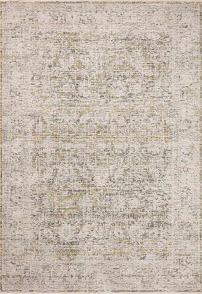 Loloi Amber Lewis Alie Collection ALE-05 Gold/Beige 7'-10'' x 10', .13'' Pile Height, Area Rug