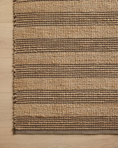 Loloi Chris Loves Julia Judy Collection JUD-06 Natural/Chocolate 7'-9" x 9'-9" Area Rug