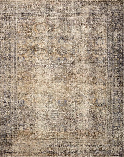 Loloi Amber Lewis Morgan Collection MOG-01 Sunset/Ink 2'-3" x 11'-6" 38" Thick Runner Rug feat. CloudPile, Neutral, Room Décor, Vintage Inspired, Livingroom, Bedroom, Dining Area
