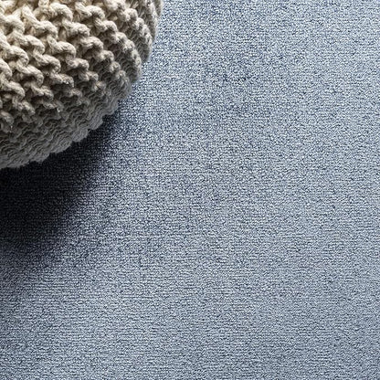 JONATHAN Y Haze Solid Low-Pile Classic Blue Indoor Area Rug 8x10, Coastal,Bohemian,Minimalist,Classic, Easy-Cleaning for Living Room,Bedroom,Kitchen,Pet Friendly,Non-Shedding (SEU100F-8)