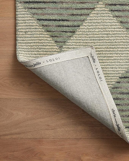 Loloi Chris Loves Julia Francis Collection FRA-01 Spa/Granite 3'-6" x 5'-6" Accent Rug