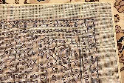 Unique Loom Sialk Hill Collection Area Rug - Washington (8' Square Ivory/Black)