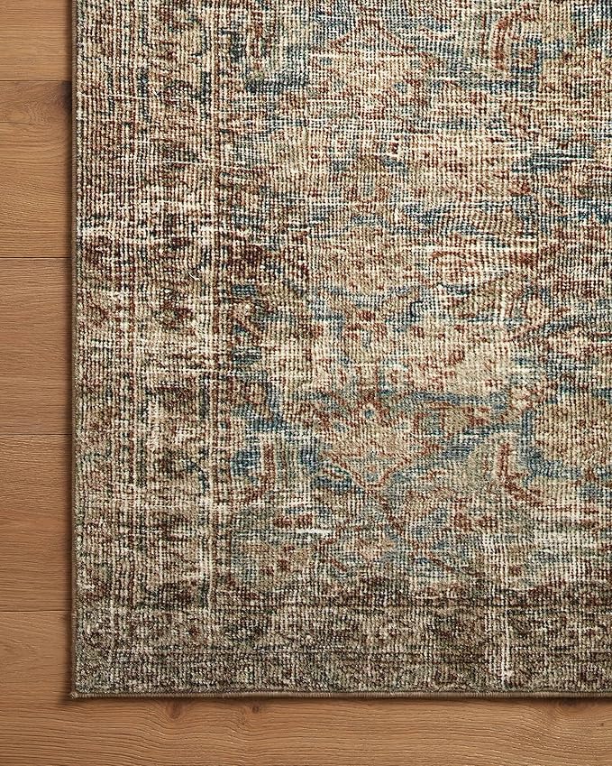 Loloi Amber Lewis Morgan Collection MOG-04 Sea/Sage 8'-3" x 11'-3" 38" Thick Area Rug feat. CloudPile, Neutral, Room Décor, Vintage Inspired, Livingroom, Bedroom, Dining Area