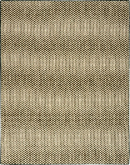 Nourison Home Courtyard 10' x 14' Green Fabric Area Rug