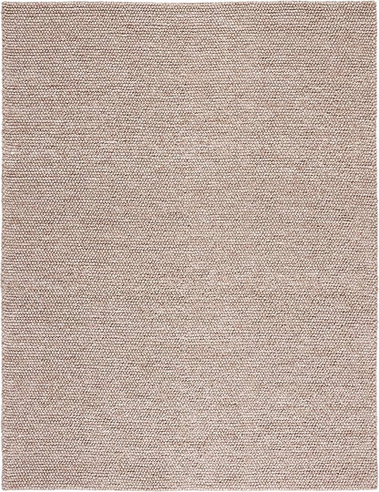 SAFAVIEH Area Rug 11x15 - Natura Collection - Large - Brown, Handmade Wool Blend, Textured Design, Ideal for Living Room, Bedroom, Dining Space (NAT620T)