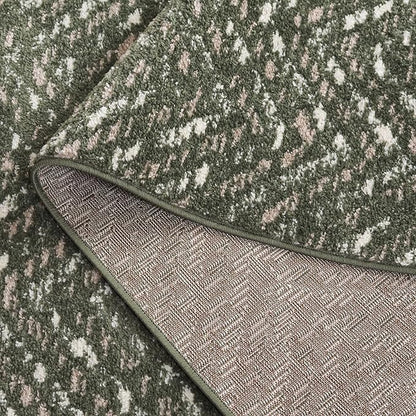 SAFAVIEH Adirondack Collection Area Rug - 4' x 6', Dark Green & Ivory, Chevron Design, Non-Shedding & Easy Care, Ideal for High Traffic Areas in Living Room, Bedroom, Dining (ADR104Y-4)