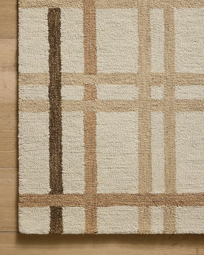 Loloi Magnolia Home by Joanna Gaines Waylon Collection WAY-01 Natural/Bark 7'-9" x 9'-9" Area Rug