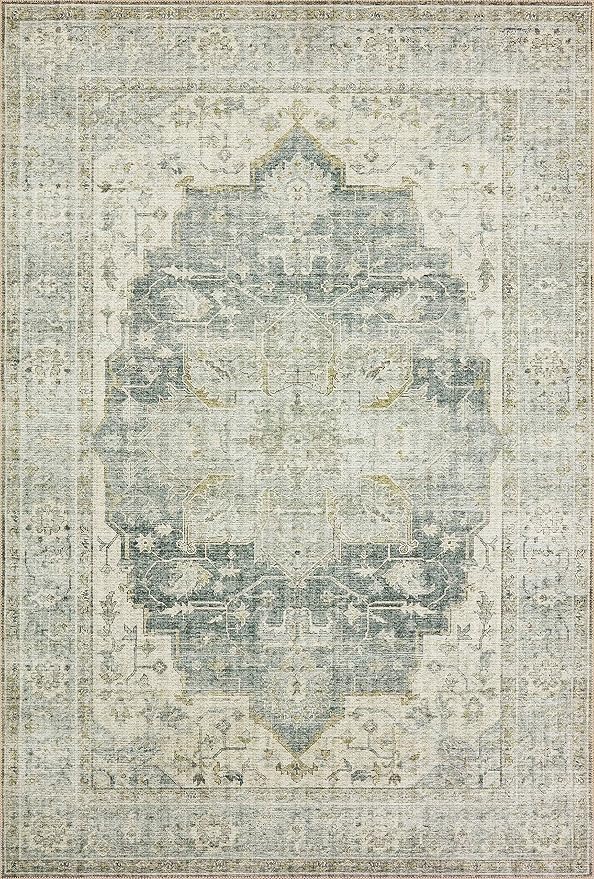 Loloi II Skye Collection SKY-12 Charcoal/Dove 2'-3" x 3'-9" Accent Rug