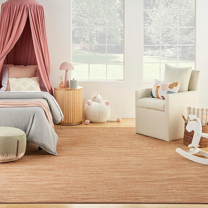 Nourison Home Nourison Essentials Rust 8' x 10' Area Rug - Easy Clean, Non Shedding, Bed Room, Living Room, Dining Room, Kitchen (8' x 10')