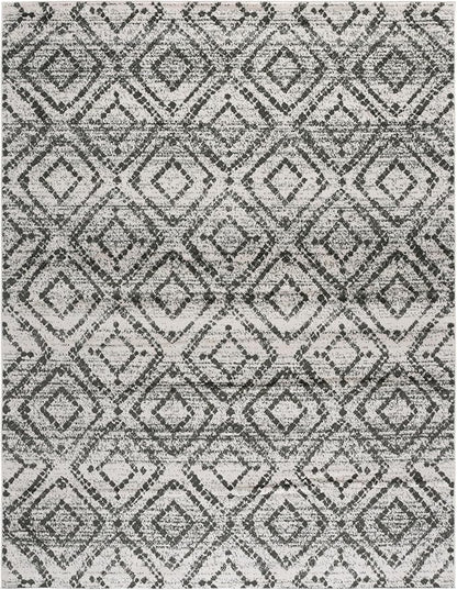 SAFAVIEH Adirondack Collection Area Rug - 6' x 9', Ivory & Dark Green, Geometric Design, Non-Shedding & Easy Care, Ideal for High Traffic Areas in Living Room, Bedroom, Dining (ADR131W-6)