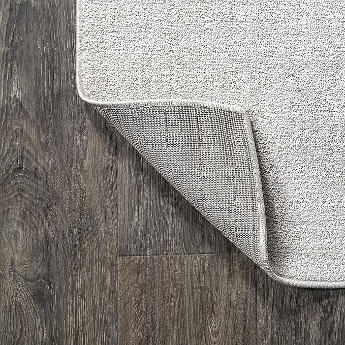 JONATHAN Y Haze Solid Low-Pile Ivory Indoor Area Rug 9x12, Coastal,Bohemian,Minimalist,Classic, Easy-Cleaning for Living Room,Bedroom,Kitchen,Pet Friendly,Non-Shedding (SEU100D-9)