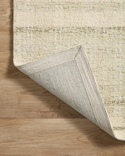 Loloi Chris Loves Julia Chris Collection CHR-02 Natural/Sage 3'-6'' x 5'-6'', .50" Pile Height, Accent Rug