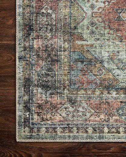 Loloi II Skye Collection SKY-06 Apricot/Mist 5'-0" x 7'-6" Area Rug