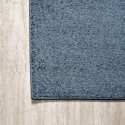 JONATHAN Y Haze Solid Low-Pile Navy Indoor Area Rug 3x5, Coastal,Bohemian,Minimalist,Classic, Easy-Cleaning for Living Room,Bedroom,Kitchen,Pet Friendly,Non-Shedding (SEU100C-3)