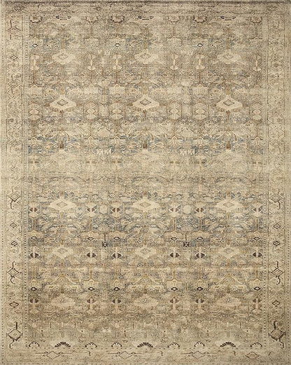 Loloi Margot Collection MAT-04 Antique/Sage 8'-6" x 11'-6" Area Rug feat. CloudPile, No-Shed Easy Clean Large Patterned Area Rug for Living Room, Bedroom, Dining Area