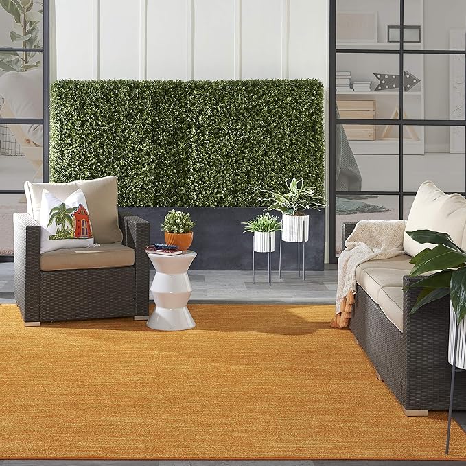 Nourison Home Nourison Essentials Sunburst 9' x 12' Area Rug - Easy Clean, Non Shedding, Bed Room, Living Room, Dining Room, Kitchen (9' x 12')