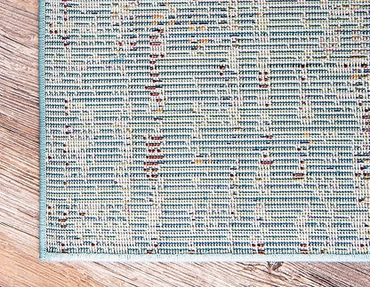 Unique Loom Solid Shag Collection Area Rug (2' 7" x 10' Runner, Deep Aqua Blue)