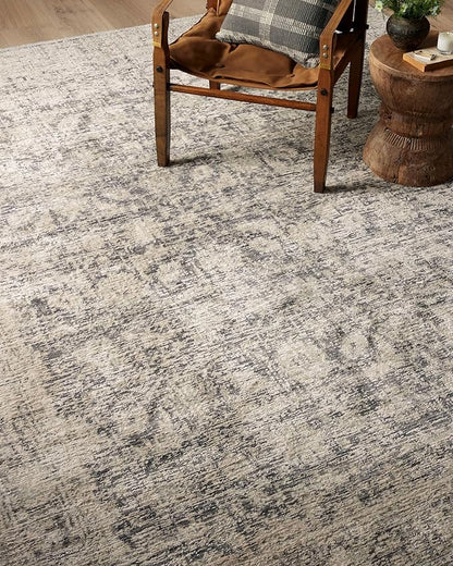 Loloi Amber Lewis Alie Collection ALE-05 Charcoal/Beige 2'-7'' x 10'-0'', .13'' Pile Height, Runner Rug