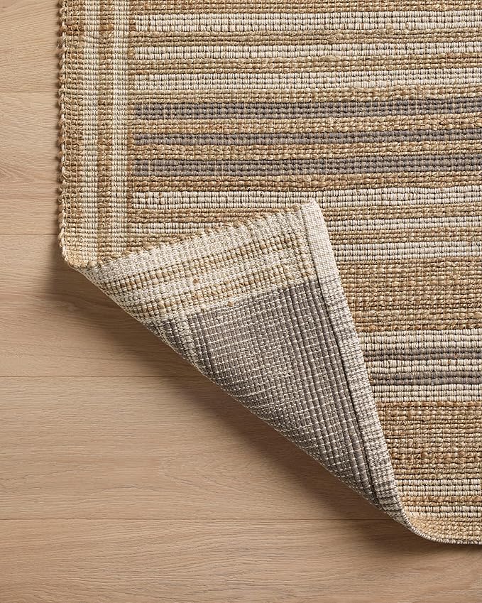 Loloi Chris Loves Julia Judy Collection JUD-03 Natural/Dove 2'-3" x 3'-9" Accent Rug