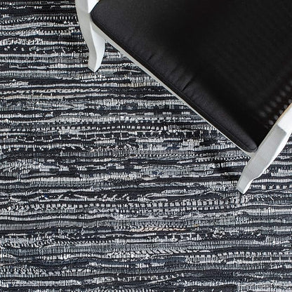 SAFAVIEH Rag Rug Collection Area Rug - 6' x 9', Black, Handmade Boho Stripe Cotton, Ideal for High Traffic Areas in Living Room, Bedroom (RAR121Z)
