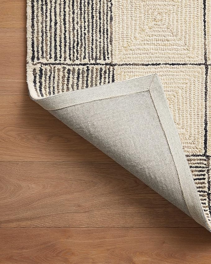 Loloi Chris Loves Julia Francis Collection FRA-02 Cream/Black 2'-3" x 3'-9" Accent Rug