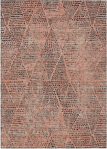 Addison Rugs Chantille ACN591 Salmon 3' x 5' Indoor Outdoor Area Rug, Easy Clean, Machine Washable, Non Shedding, Bedroom, Living Room, Dining Room, Kitchen, Patio Rug