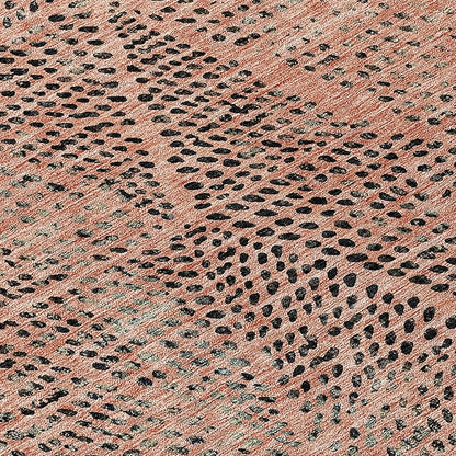 Addison Rugs Chantille ACN591 Salmon 2'6" x 3'10" Indoor Outdoor Area Rug, Easy Clean, Machine Washable, Non Shedding, Bedroom, Living Room, Dining Room, Kitchen, Patio Rug