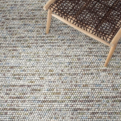 Safavieh Natura Collection Accent Rug - 3' Square, Ivory & Multi, Handmade Wool Blend, Textured Design, Ideal for Living Room, Bedroom, Dining Space (NAT620D)