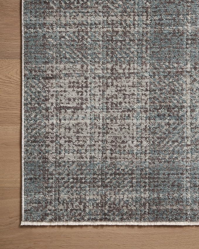 Loloi Angela Rose Ember Collection EMB-09 Denim/Charcoal 9'-6" x 13'-1" Area Rug