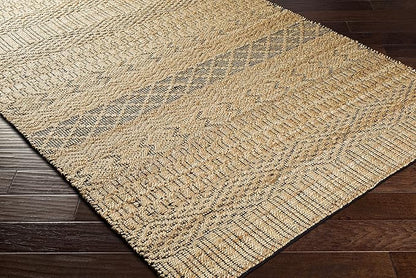Mark&Day Area Rugs, 9x12 Greensburg Global Tan Area Rug, Beige Grey Carpet for Living Room, Bedroom or Kitchen (8'10" x 12')