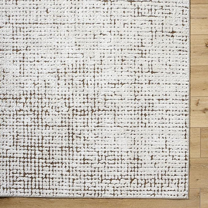 Livabliss x Our PNW Home Cascade Minimalist Area Rug, 2'7" x 12', Brown