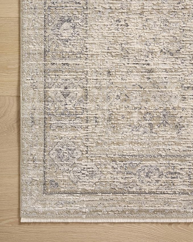 Loloi Amber Lewis Alie Collection ALE-03 Taupe/Dove 9'-6'' x 13'-1'', .13'' Pile Height, Area Rug