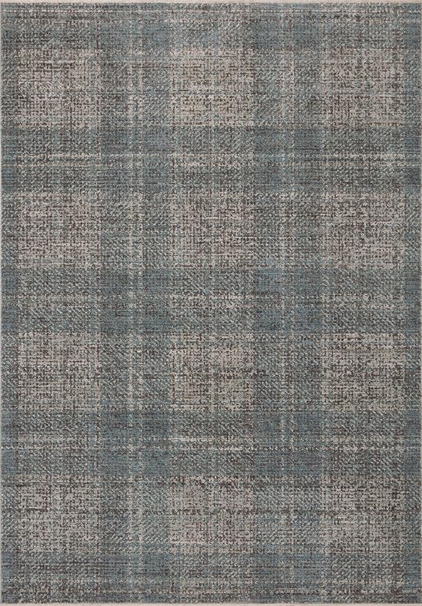 Loloi Angela Rose Ember Collection EMB-09 Denim/Charcoal 3'-6" x 5'-6" Accent Rug