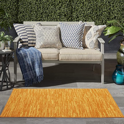 Nourison Home Nourison Essentials Sunburst 3' x 5' Area Rug - Easy Clean, Non Shedding, Bed Room, Living Room, Dining Room, Kitchen (3' x 5')
