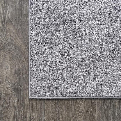 JONATHAN Y Haze Solid Low-Pile Gray Indoor Area Rug 12x15, Coastal,Bohemian,Minimalist,Classic, Easy-Cleaning for Living Room,Bedroom,Kitchen,Pet Friendly,Non-Shedding (SEU100A-15)