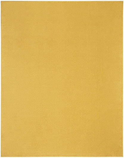 Nourison Home Nourison Essentials Yellow 7' x 10' Area Rug - Easy Clean, Non Shedding, Bed Room, Living Room, Dining Room, Kitchen (7' x 10')