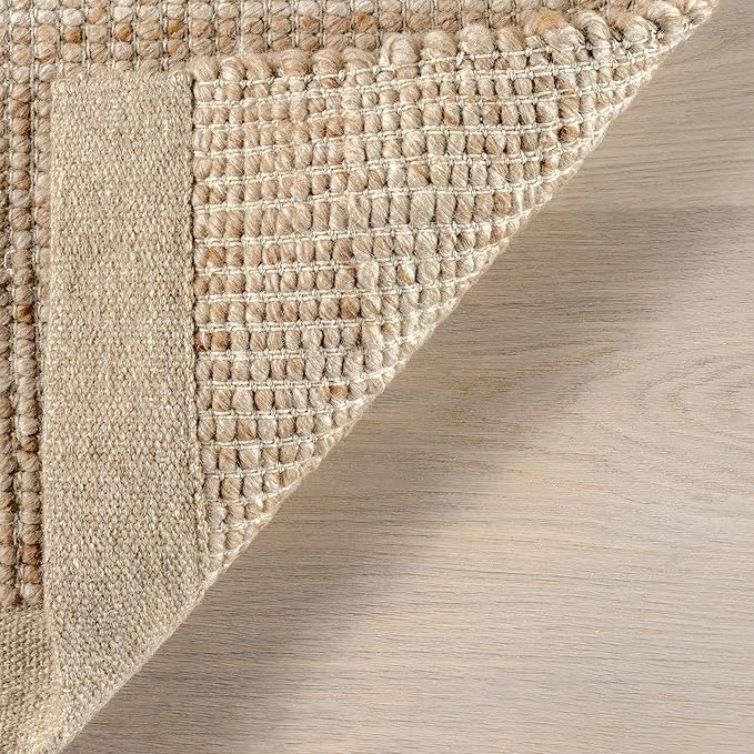 Rugs USA Palisades Marled Beige/Ivory, 9'6" x 13'6", Hand Woven, Marled, Tassel, Soft and Cozy, High Traffic, Stain Resistant, Easy Clean, Durable Area Rug for Bedroom, Living Room, Dining, Den, Foyer