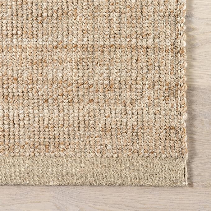 Rugs USA Palisades Marled Beige/Ivory, 7'6" x 9'6", Hand Woven, Marled, Tassel, Soft and Cozy, High Traffic, Stain Resistant, Easy Clean, Durable Area Rug for Bedroom, Living Room, Dining, Den, Foyer