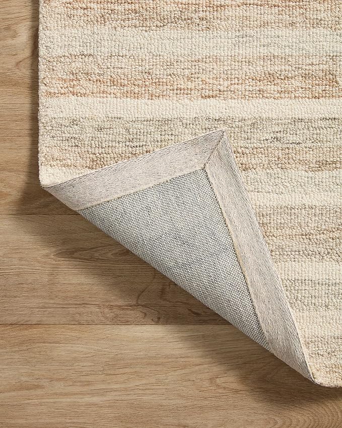 Loloi Chris Loves Julia Chris Collection CHR-03 Ivory/Clay 11'-6'' x 15', .50" Pile Height, Area Rug