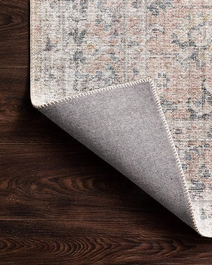 Loloi Skye Collection SKY-01 Blush/Grey 9'-0" x 12'-0" Area Rug
