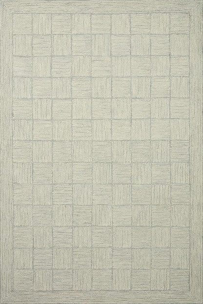 Loloi Chris Loves Julia Francis Collection FRA-03 Silver/Sky 9'-3" x 13' Area Rug