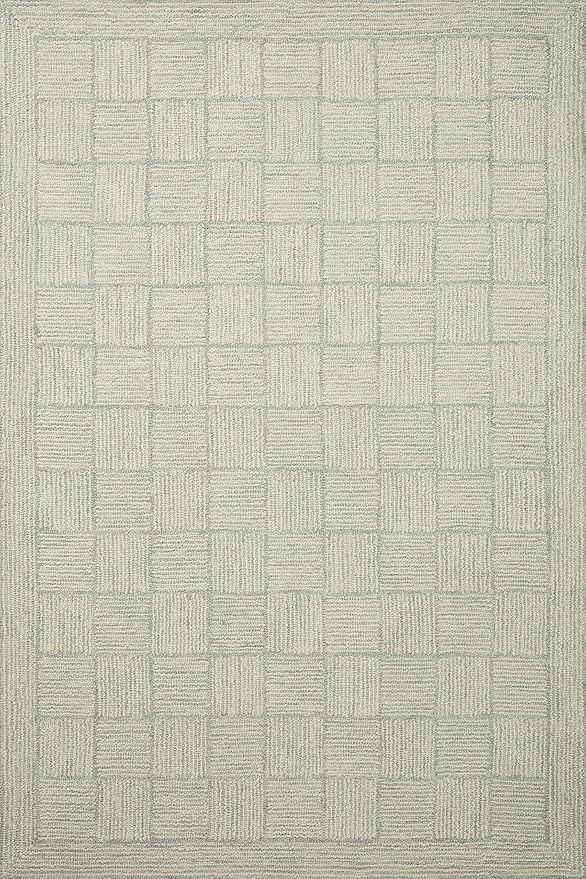 Loloi Chris Loves Julia Francis Collection FRA-03 Silver/Sky 2'-0" x 5'-0" Accent Rug