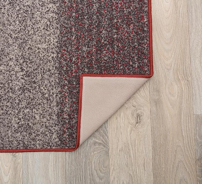 Modern Boxes Design Non-Slip (Non-Skid) Area Rug 20" X 30" Red