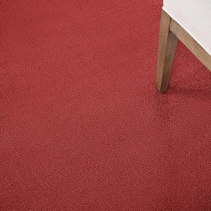 Nourison Home Nourison Essentials Brick Red 5' x Square Area Rug - Easy Clean, Non Shedding, Bed Room, Living Room, Dining Room, Kitchen (5' x Square)