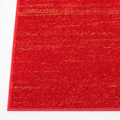 SAFAVIEH Adirondack Collection Runner Rug - 2'2" x 9', Red & Grey, Modern Ombre Design, Non Shedding & Easy to Clean, Ideal for Hallway, Foyer, Kitchen, Entryway, Bedroom (ADR113Q)