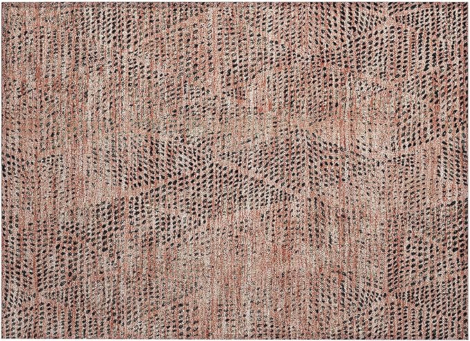 Addison Rugs Chantille ACN591 Salmon 1'8" x 2'6" Indoor Outdoor Area Rug, Easy Clean, Machine Washable, Non Shedding, Bedroom, Living Room, Dining Room, Kitchen, Patio Rug